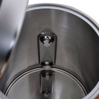 Bouilloire électrique de 0,6 litre en acier inoxydable, très vendue, de haute qualité, avec fenêtre de niveau d'eau visible et fonction de contrôle de la température