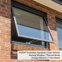 AS2047 Estándar Australiano, Persiana Enrollable de Aluminio para Ventana, Doble Acristalamiento, Aislamiento Térmico, Impermeable, para Casa o Villa