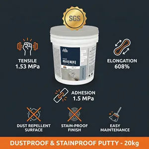 สีโป๊วผนังกันฝุ่น ป้องกันคราบสกปรก เนื้อเนียนเรียบ สำหรับงานตกแต่งผนังภายใน ป้องกันมลพิษ - Product Image 5