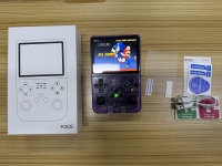 Console de jeu portable originale R36s Retro Handheld avec écran IPS de 3,5 pouces, Arkos 2.0 Linux RK3326, double puce RAM, 64 Go, 128 Go