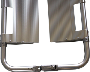 의료 응급 장비 환자 의료 야외 구조 두 개의 보드 하이 퀄리티 알루미늄 합금 국자 들것 - Product Image 5