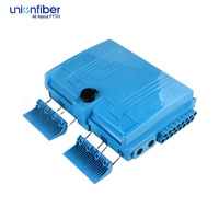 Boîtier FTTH Fibre Optique 16 Cœurs Extérieur Étanche IP65 Boîtier NAP FAT 1x16 Ports SC à Brancher Mural Couleur Personnalisée