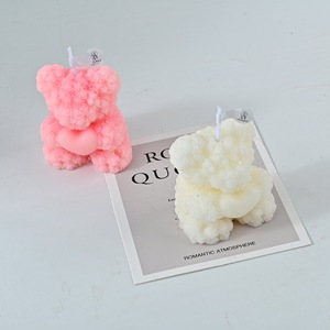 Wholesale Luxury Non-Toxic 3D Cute Bear Long-Lasting Aromatherapy Soy Wax <strong>Candles</strong> - Product Image 1