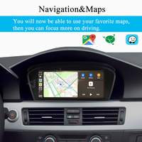Navigation GPS pour voiture Linux pour BMW E60 E61 E62 E63 E90 E91 E92 E93 M3 3 5 Series Autoradio multimédia pour voiture Unité principale CarPlay