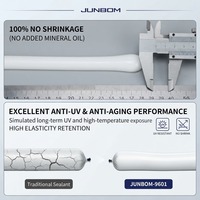Scellant en silicone neutre JUNBOM, haute résistance, haute élasticité, adhésif résistant aux intempéries pour fenêtres, portes, verre, qualité construction 96010