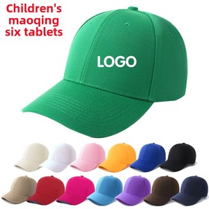 Custom Wholesale in Stock Unisex Full Customized Hat 100% Acrylic 3D Embroidery Print Logo Promotional Baseball Cap for Kids