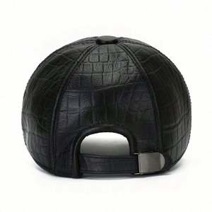 Gorra de Béisbol de Cuero con Diseño de Cocodrilo, Otoño Invierno, Casual, de Alta Calidad - Product Image 6