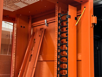 Anneau de gestion de câbles en matériau PC à combinaison libre pour armoire réseau, pour gestion flexible des câbles