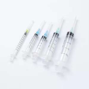 Jeringa Deslizante Luer Estéril de 3 Partes Desechable para Veterinaria, Modelo de Aguja, 1ml, OEM y ODM - Product Image 1