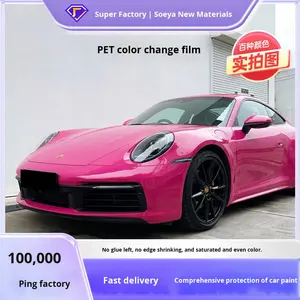 Film de protection de peinture pour voiture, film de protection de surface de peinture épaissi, anti-rayures, anti-rayures, film de protection de carrosserie complet en PET, pour l'usine OLIVER - Product Image 3