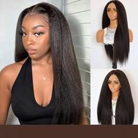 Perruques brésiliennes en cheveux humains Remy, lisses et bouclées, avec dentelle HD 13x4, densité 180%, longues, pour femmes, vente en gros