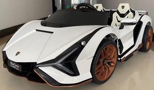 Grande voiture électrique pour enfants 4x4 à deux places, homologuée SIAN, en plastique, avec suspension sur quatre roues, pour les enfants de 2 à 4 ans - Product Image 5