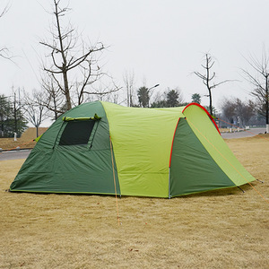 2026 Hight Quality <b>Large</b> Family 3 Person Camping <b>Tent</b> Polyester Waterproof Camping <b>Tent</b> Tube - Product Image 2