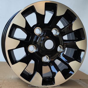 F80A32 16x7 18x8 5x165.1 Noir Machine Face Sainbo Old School Off Road Pick up Suv Mags Jantes en alliage d'aluminium - Product Image 1