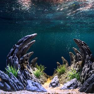 Décorations écologiques en pierre de <span class=keywords><strong>dragon</strong></span> bleu pour la cuisine Fish Tank Résine Rockery Canyon Valley Simulation Fish Tank Décorations - Product Image 1