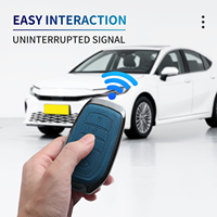 Étui pour clé de voiture en cuir anti-dérapant tendance, adapté aux modèles Honda Accord, Civic, Sorento, Fit et autres.