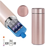 Glacière à insuline médicale portable pour voyage, 60 heures, médicaments pour diabétiques, stylo d'injection, tasse de refroidissement à insuline en acier inoxydable