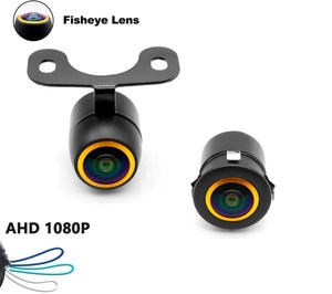 IPoster <strong>Car</strong> 1080P Reverse Backup <strong>Camera</strong> 18.5mm Golden <strong>Lens</strong> IP68 with 4Pin RCA BM Connector Video Cable <strong>Car</strong> Fisheye Rear <strong>Camera</strong> - Product Image 2