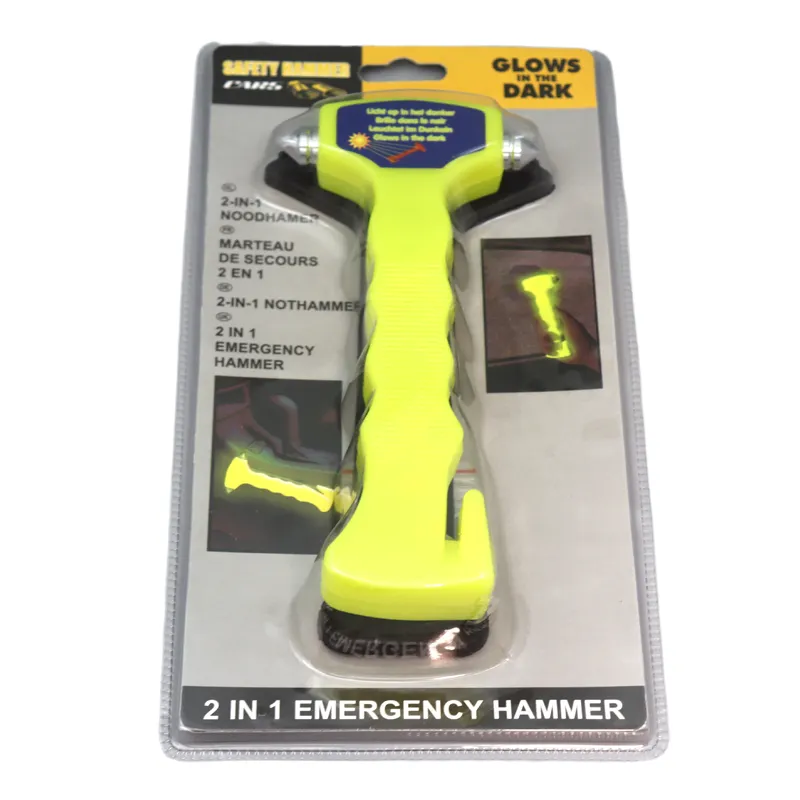 window breaker and seatbelt cutter Emergency life hammer r window glass breaker small keychain emergency safety hammer for car