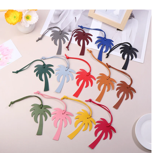 Saudi Keychain da tự nhiên saudi bản đồ ngày cây cọ Keychain phụ nữ Ba lô mặt dây chuyền phụ nữ túi quyến rũ - Product Image 2