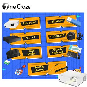 AR bắn cung thời gian thực tương tác chiếu tường sân chơi trong nhà Thiết bị quảng cáo 10 + Trò chơi giáo dục Ba người chơi - Product Image 4