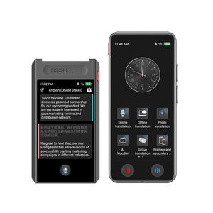 Traducteur vocal intelligent en temps réel VORMOR A100 à double écran, traduction en ligne de 150 langues, traduction photo de 75 langues, IA - Product Image 1