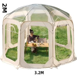 <span class=keywords><strong>Tente</strong></span> d'événement transparente durable avec traitement anti-buée <span class=keywords><strong>pour</strong></span> une visibilité claire dans les conditions humides ou froides - Product Image 5