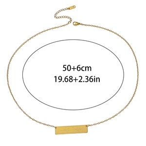 Gott Allah Muslimischer Vers Arabisch Personalisierter Ramadan-Anhänger Edelstahl Mode-Schmuck Halskette Großhandel für Geschenk Eid - Product Image 2