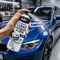 Peinture en aérosol professionnelle pour automobile, laque transparente brillante, réparation des rayures et des éclats