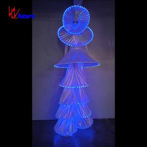 WL-0348 Vestido <span class=keywords><strong>de</strong></span> Gala con Luces LED para Caminar sobre Zapatos, Vestido Largo Gigante para <span class=keywords><strong>Adolescentes</strong></span>, Fiestas, Carnavales, Eventos, Espectáculos, <span class=keywords><strong>Disfraces</strong></span> - Product Image 4