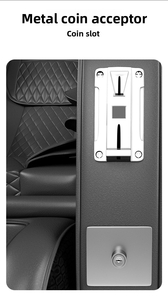 Fauteuil distributeur commercial VCT à monnayeur, zéro gravité 3D, avec système de paiement et contrôle de la durée - Product Image 2