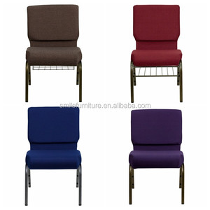 Commercial Furniture General Use Fabric Material Stackable Theater Church <strong>Chairs</strong> - Product Image 5