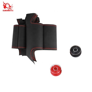 Neuheiten Andere Autoteile Auto lenkrad abdeckung Lustig für Porsche Cayenne Sport Mikro faser Leder druck - Product Image 4