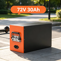 Solid Power Output 72V 30Ah Recharge LiFePO4 Battery Whole BMS Overload Safety Guard for E Motorcycle City Commuting