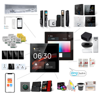 Panneau de commande intelligent TUOAN Tuya T1E-TPP01 avec commande vocale Alexa intégrée pour rideaux et variateurs d'intensité