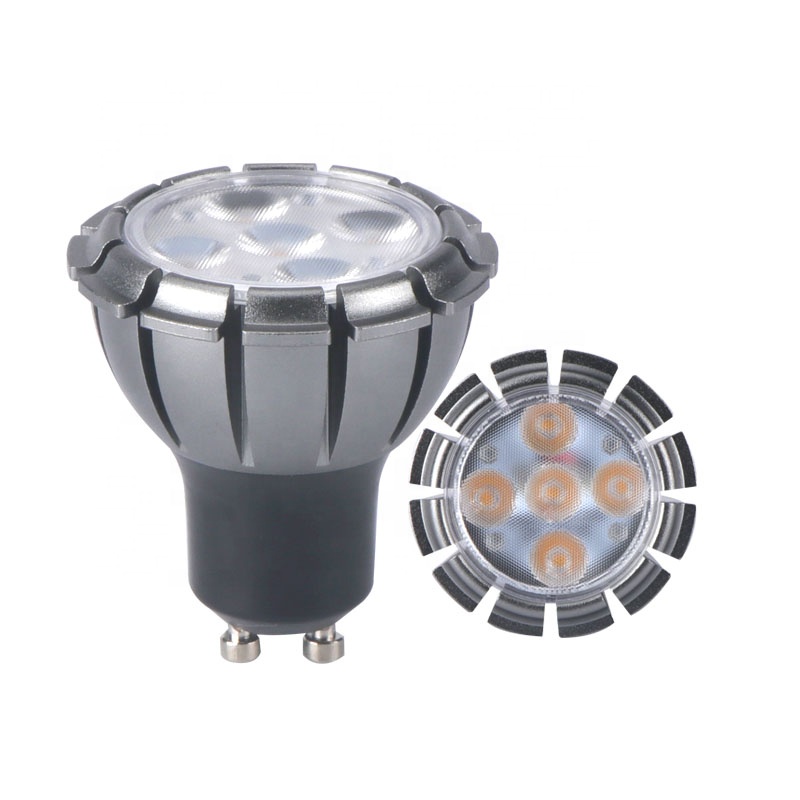 Светодиодные точечные лампы Gu10 CRI95 Gu10 2700K с регулируемой яркостью 5 Вт 7 Вт, светодиодные лампы Gu10, светодиодная лампа