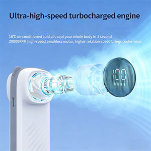 Nuevo mini ventilador USB recargable de alta velocidad con 100 configuraciones de velocidad, ventilador portátil de bolsillo con forma de oso. - Product Image 4