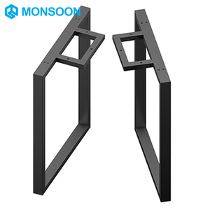 MONSOON Đồ Nội Thất Chất Lượng Tốt Thép <span class=keywords><strong>U</strong></span> Hình Kim Loại Bảng Chân Cho Bàn Gỗ - Product Image 4