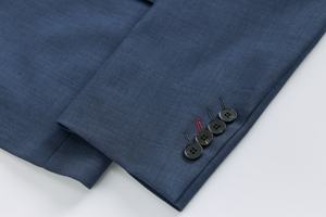 עיצוב חדש בסגנון איטלקי בתוספת חליפות עסקיות גודל לגברים ולבלזר צמר/פוליאסטר במשרד רשמי - Product Image 6