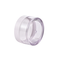 En stock, pot en PETG transparent haut de gamme, personnalisable, disponible en plastique PETG, pour l'emballage de crème de soin personnel, fabricants renommés