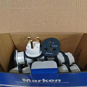 Markem Travel <b>Adapter</b> 25A Three-Pole AC <b>Plug</b> <b>Universal</b> For Britain Hong Kong Macau Singapore Malaysia - Product Image 2