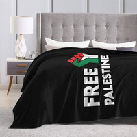 Couverture personnalisée Free Palestine, drapeau palestinien, douce et confortable, pour chambre à coucher, canapé, literie, climatisation, couverture en flanelle