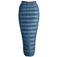 Coussin gonflable de camping ultraléger type momie 95% duvet de canard 850FP, draps, couvre-coussin, fermeture éclair pour temps froid, nylon, écologique, respirant