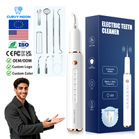 Détartreur dentaire électrique portable, nettoyeur de dents, appareil de nettoyage de la plaque dentaire, détartreur ultrasonique portable à domicile