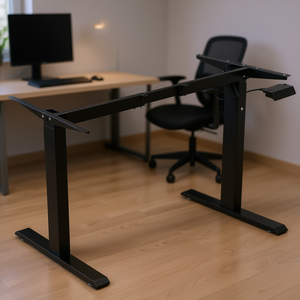 Base de Escritorio Eléctrico Ergonómico Ajustable, Altura de 27.6-46.1 Pulgadas, Longitud de 35.4-53.2 Pulgadas, Muebles de Oficina - Product Image 2