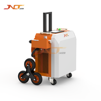 Nouveau modèle de nettoyeur laser à impulsions 1000W, refroidi par air, portable, en valise, avec roues pour monter les escaliers, pour usage industriel, grandes surfaces et haute précision
