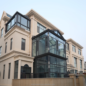 <span class=keywords><strong>Solarium</strong></span> à structure en aluminium, verre trempé ignifuge, isolé thermiquement, insonorisé, sur mesure, pour bureau commercial, entrepôt polygonal - Product Image 6