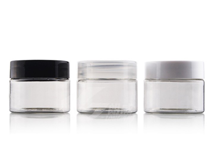 trasparente con tappo in plastica