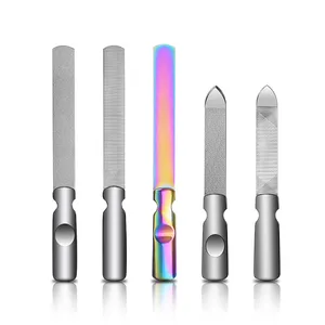 Customized Multi Specification Professional Stainless Steel Manicure File For Nail File With Double Sided High Quality Nail File