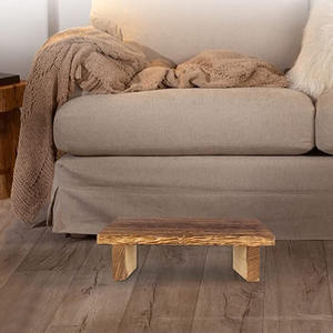 Tabouret <span class=keywords><strong>de</strong></span> repose-pieds en <span class=keywords><strong>bois</strong></span> rétro, sous-bureau, petite échelle pour cuisine <span class=keywords><strong>salle</strong></span> <span class=keywords><strong>de</strong></span> bains, tabouret <span class=keywords><strong>de</strong></span> lit rectangulaire - Product Image 5